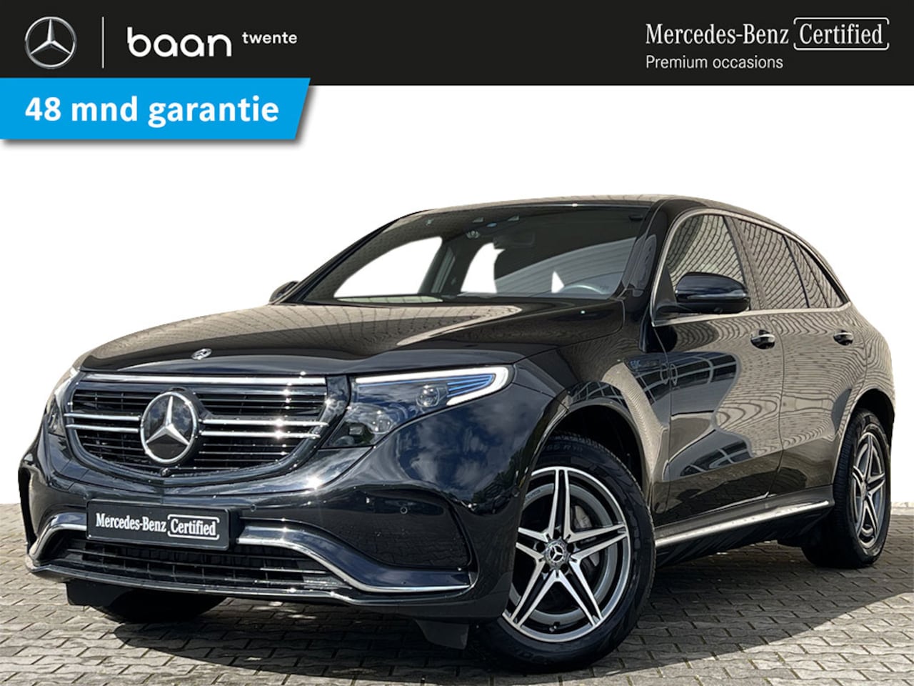 Mercedes-Benz EQC - 400 4-Matic Premium Plus AMG Line | Rij-assistentiepakket | Burmester | Schuifdak - AutoWereld.nl