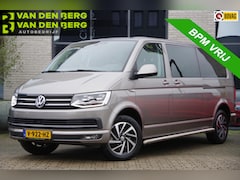 Volkswagen Transporter - 2.0 TDI L2 DC-5P 204PK AUT. LED, LEDER, 2X SCHUIFDEUR, ADAPT. CRUISE, CAMERA, TREKHAAK, NA