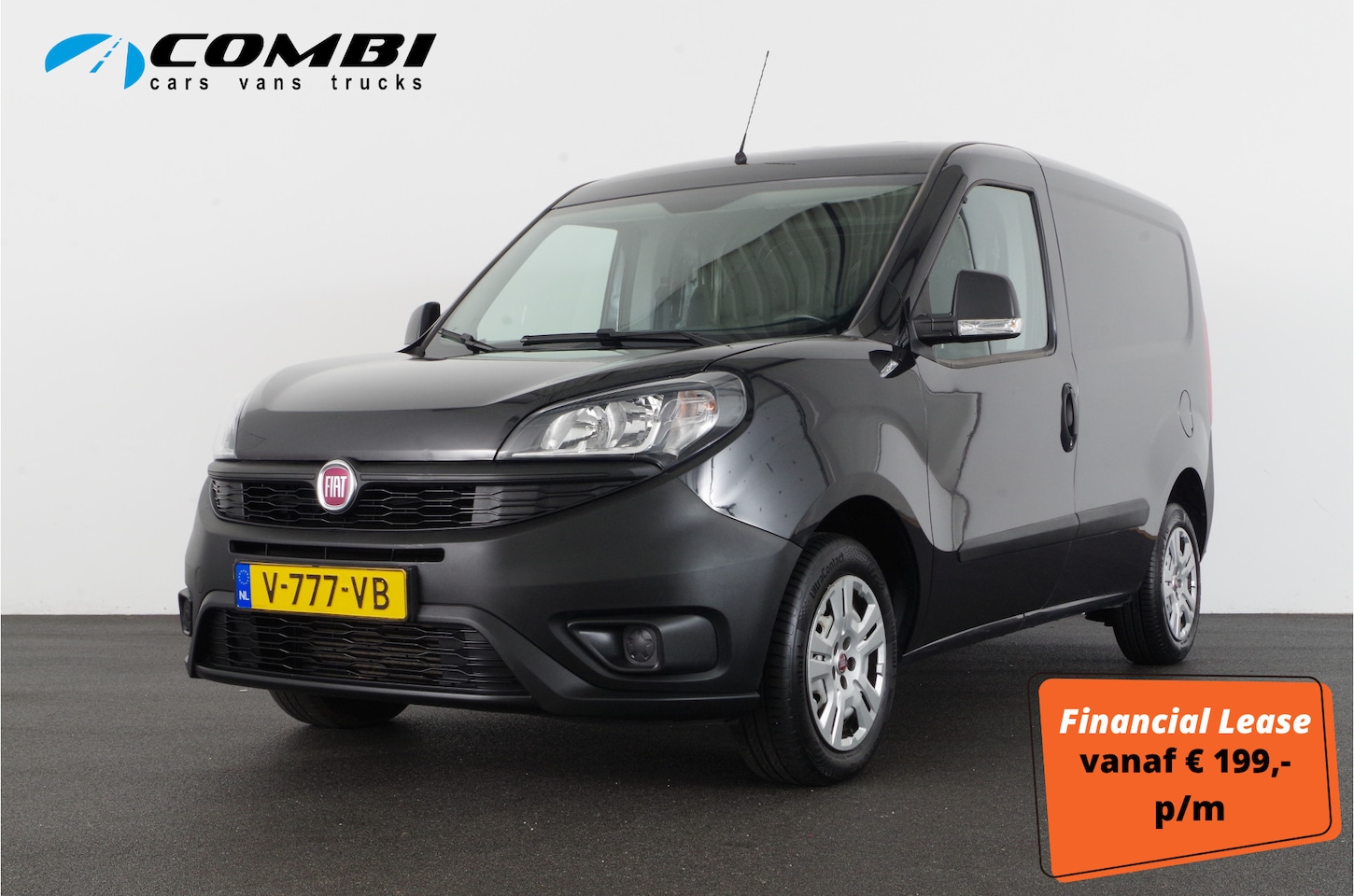 Fiat Doblò Cargo - 1.3 MJ L1H1 Actual > Schuifdeur / Bluetooth / Euro 6... - AutoWereld.nl