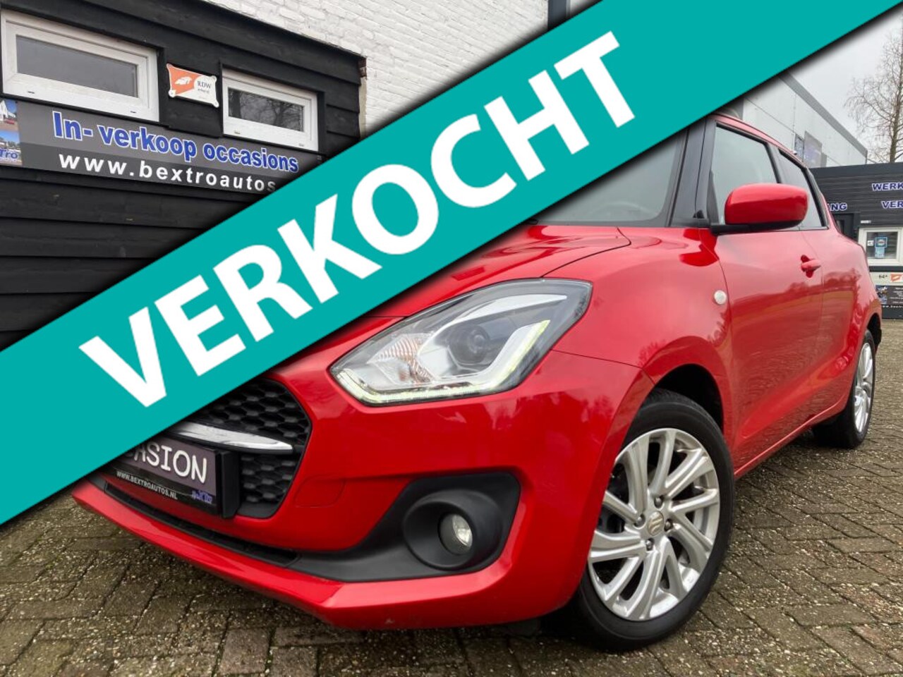 Suzuki Swift - 1.2 Comfort Smart HYBRID cruise LED lampen ZEER MOOIE AUTO nwe model 12 MND GARANTIE + GR - AutoWereld.nl