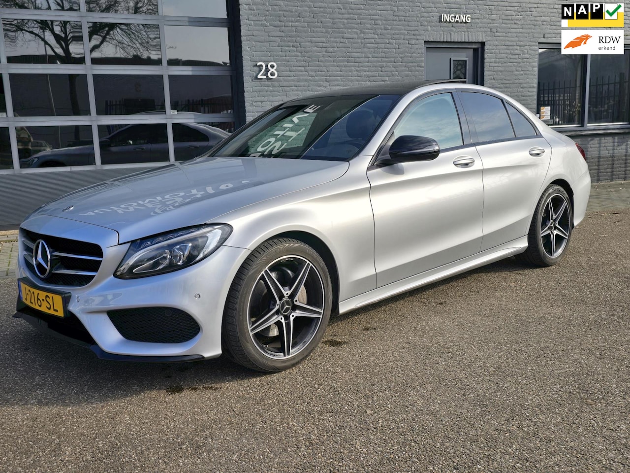 Mercedes-Benz C-klasse - 200 Ambition AMG LINE PANORAMA LEER NAVI ENZ - AutoWereld.nl