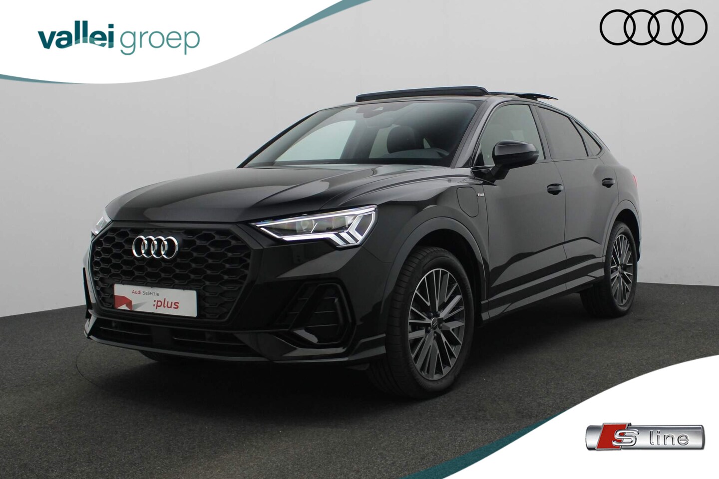 Audi Q3 Sportback - 45 TFSI e 245PK S-tronic S Edition / S-Line | Pano | Geheugenstoel | Camera | Navi | Stoel - AutoWereld.nl