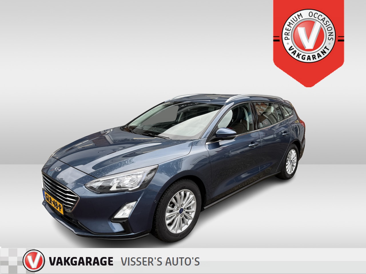 Ford Focus Wagon - 1.0 EcoBoost Hybrid ST Line X Business | navigatie | parkeer sensoren voor + achter | crui - AutoWereld.nl