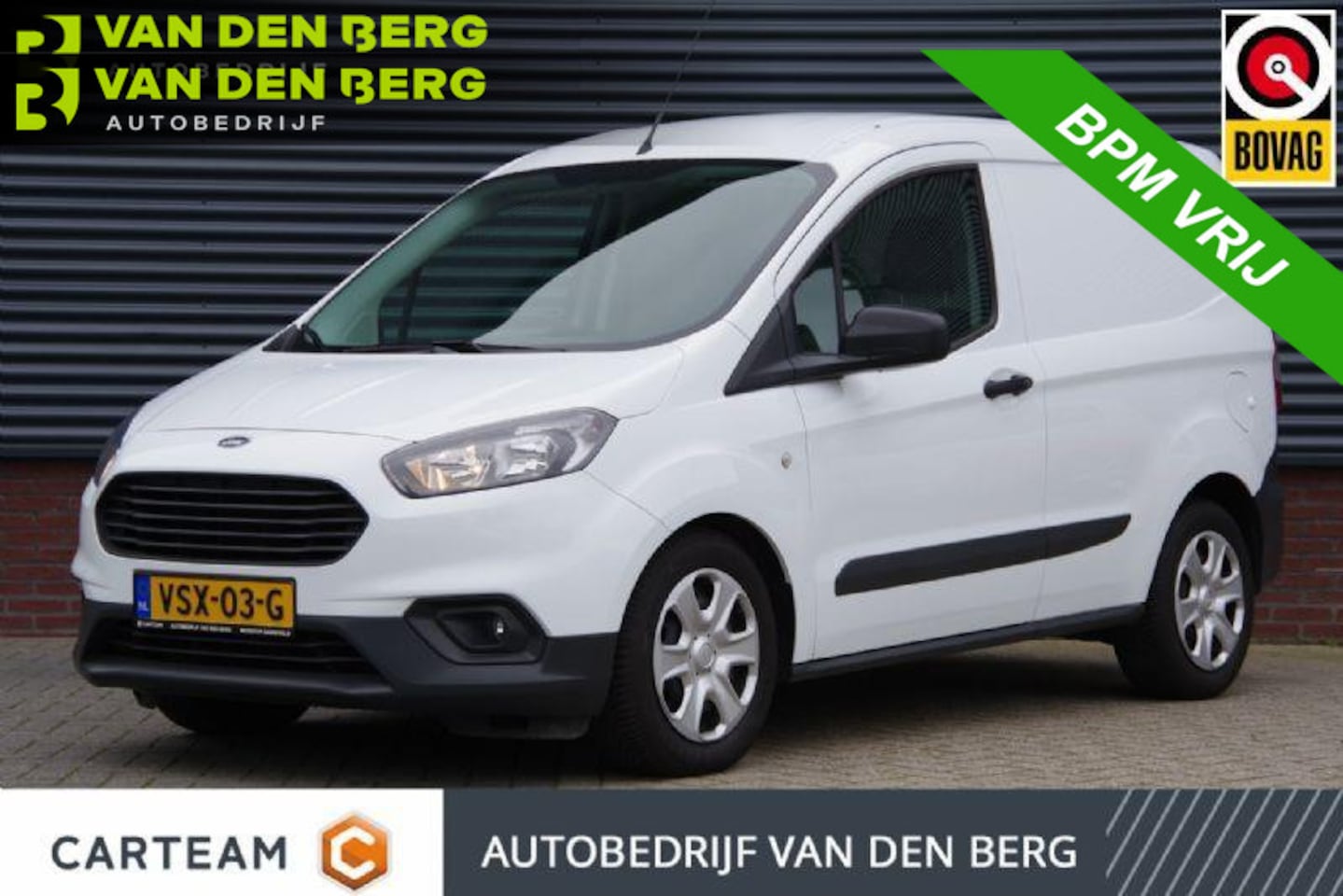 Ford Transit Courier - 1.5 TDCI Trend Duratorq S&S 100PK, AIRCO, DAB+, SCHUIFDEUR, LEDEREN STUURWIEL, BLUETOOTH - AutoWereld.nl