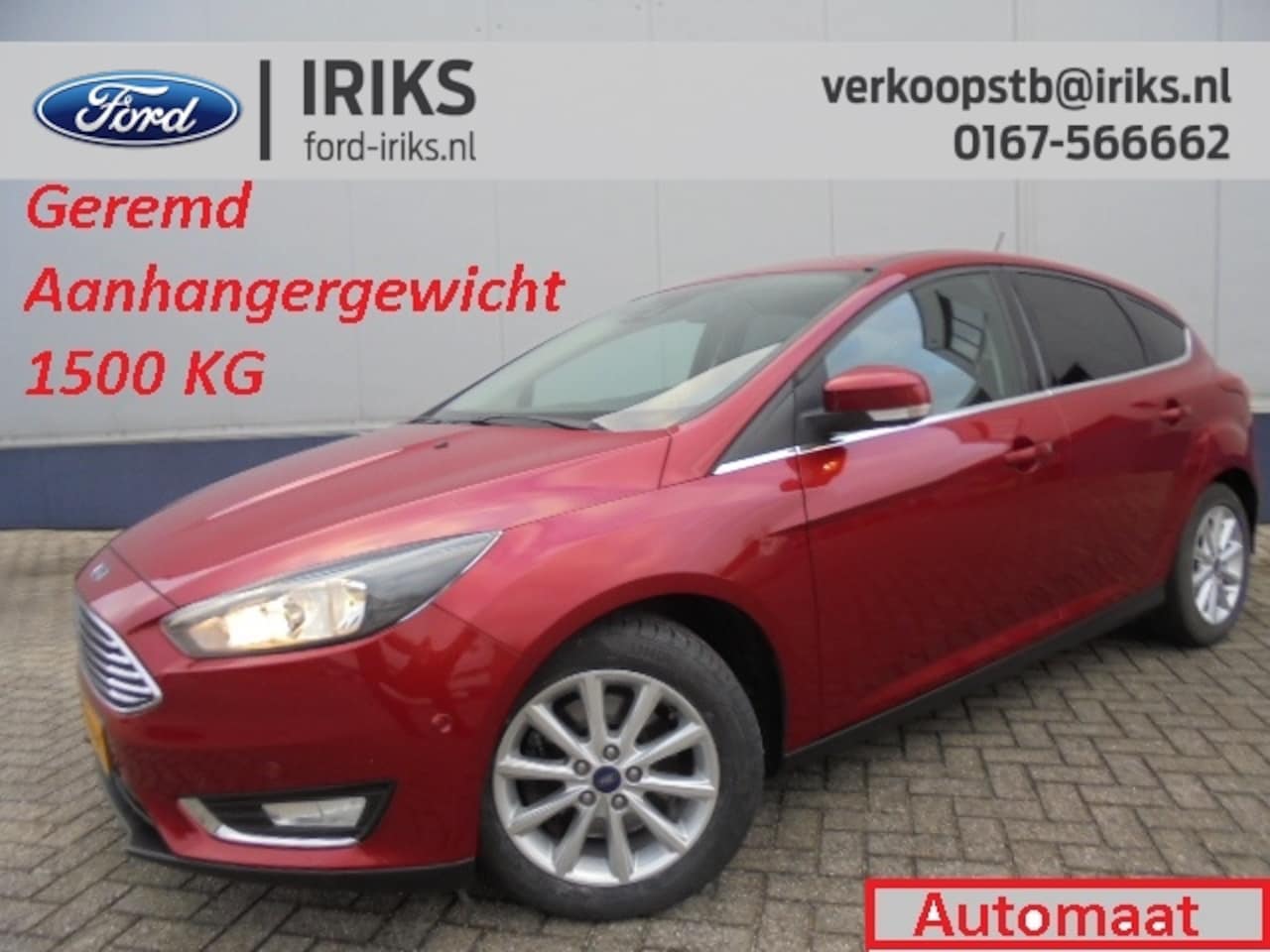 Ford Focus - 1.5 EcoBoost 150pk 5-deurs automaat Titanium Edition - AutoWereld.nl