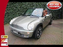 MINI Cabrio - 1.6 Cooper Sidewalk R52 NL-auto, PDC, Leer, cruis, 17" en Youngtimer