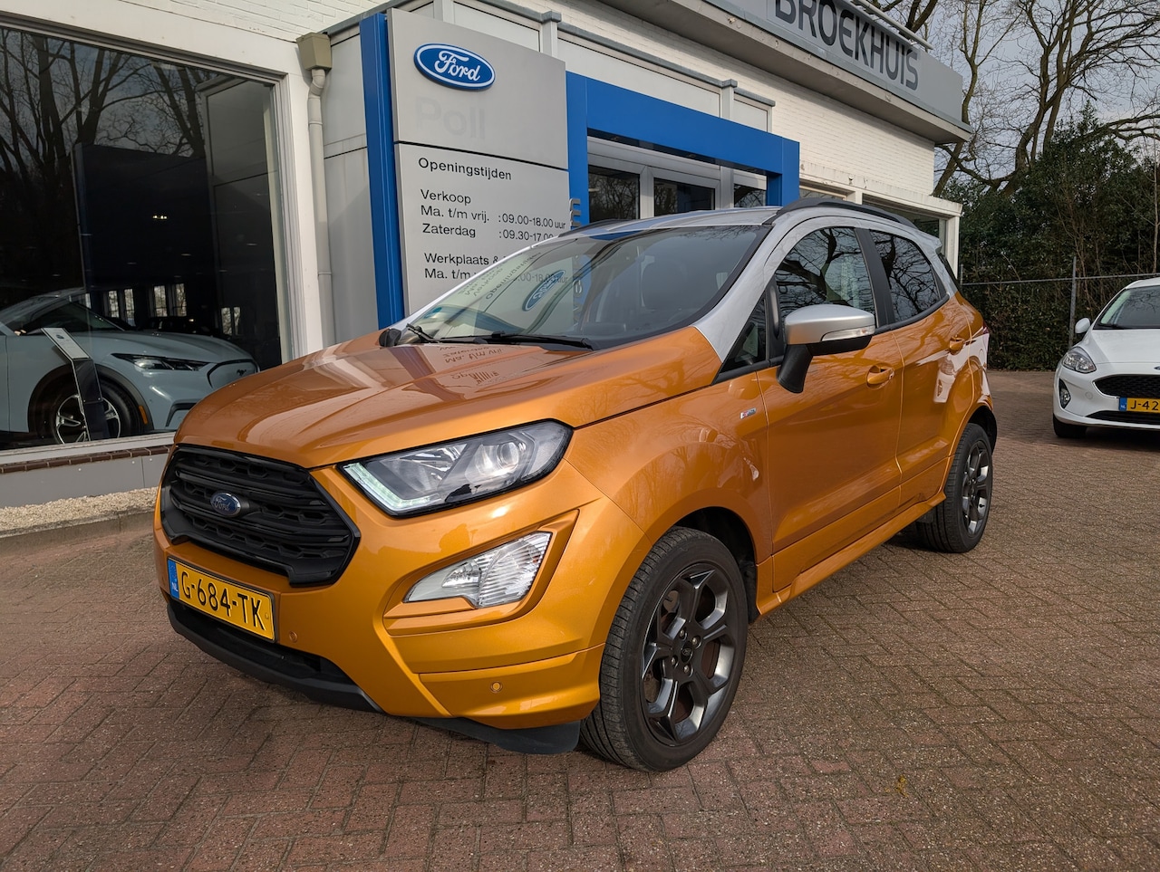 Ford EcoSport - 1.0 EcoBoost ST-Line | Winterpack | Camera | Carplay | Dodehoek | Trekhaak | 1e eigenaar! - AutoWereld.nl