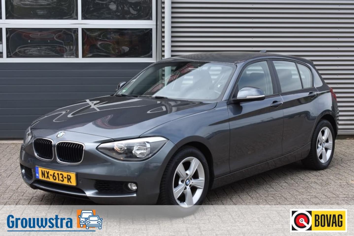 BMW 1-serie - 120D HIGH EX. UPGR. / LEDER / 5 DEURS / NAVI / CLIMA - AutoWereld.nl