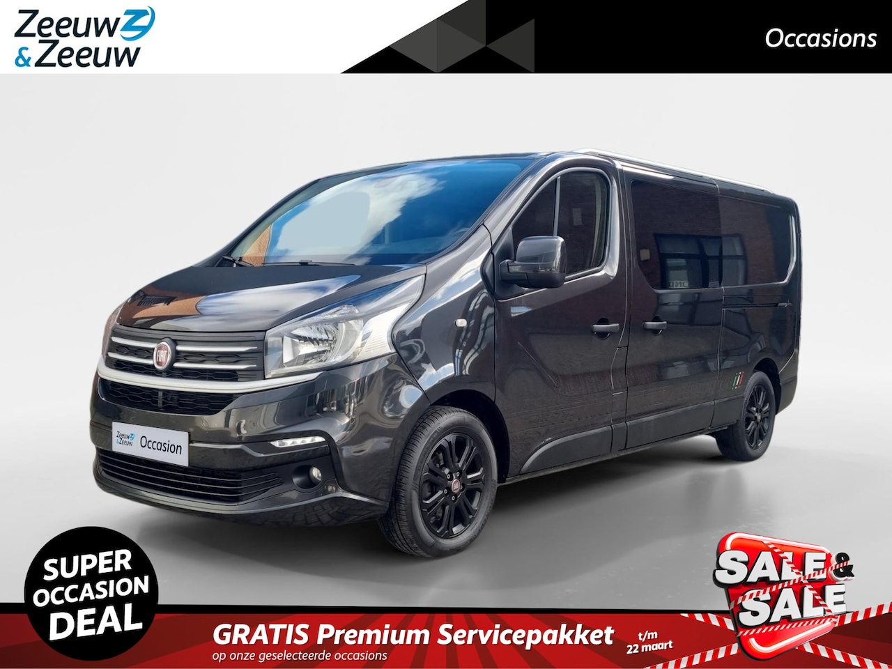 Fiat Talento - 1.6 MJ L2H1 DC SX * Navi / Leder /Cruise Control * Trekhaak * - AutoWereld.nl