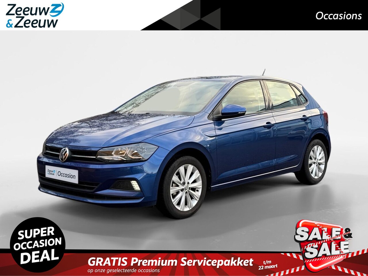 Volkswagen Polo - 1.0 TSI Highline Business R | Automaat | Achteruitrij Camera | Parkeer Sensoren voor en ac - AutoWereld.nl