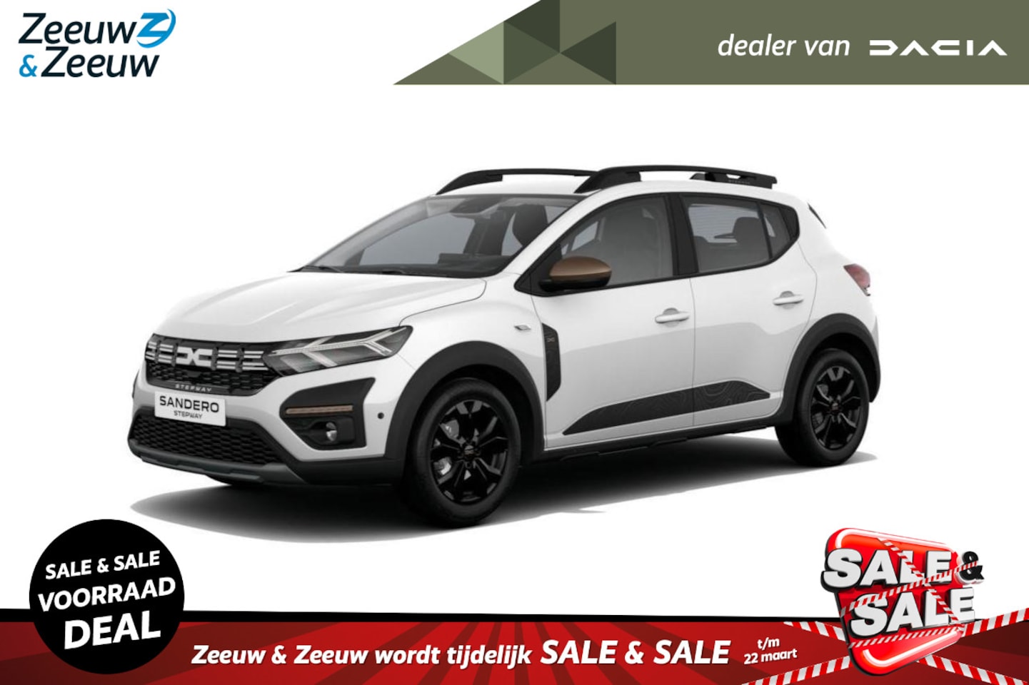 Dacia Sandero Stepway - 1.0 TCe 100 ECO-G Extreme 3x uit voorraad leverbaar voor de 2024 lagere verkoopprijs en €1 - AutoWereld.nl