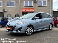 Mazda 5 - 5 2.0 GT-M 7P Navi 2x Elektr Schuifdeuren Xenon Leder 1E-Eigenaar Climate Cruise Ctr Full