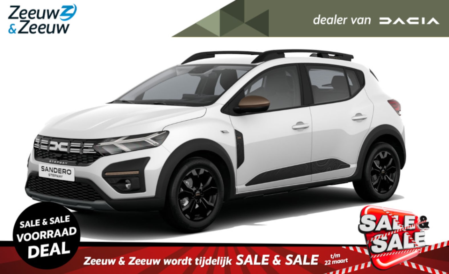 Dacia Sandero Stepway - 1.0 TCe 100 ECO-G Extreme | voorraad leverbaar voor de 2024 lagere verkoopprijs en €1000,- - AutoWereld.nl