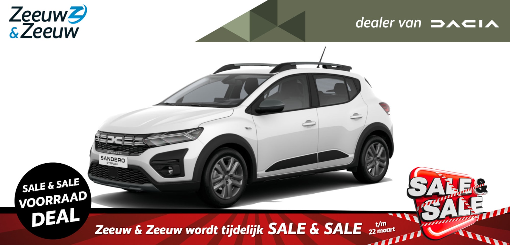 Dacia Sandero Stepway - 1.0 TCe 100 ECO-G Expression | Nieuw te bestellen met €250,- korting | Gratis Verlengde ga - AutoWereld.nl