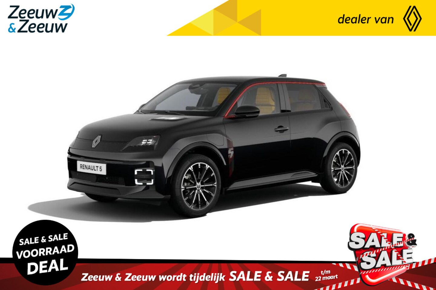 Renault 5 - (ANWB Private lease actie vanaf € 389,-) urban range iconic cinq 40 kWh | Auto van het Jaa - AutoWereld.nl