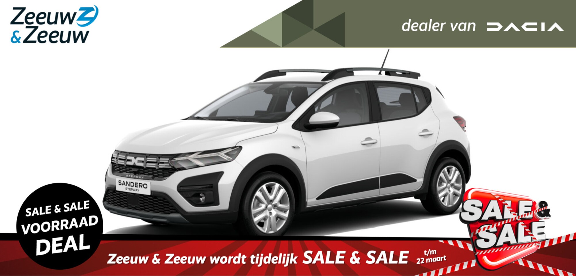 Dacia Sandero Stepway - 1.1 TCe 110 Expression |Nieuw te bestellen| - AutoWereld.nl