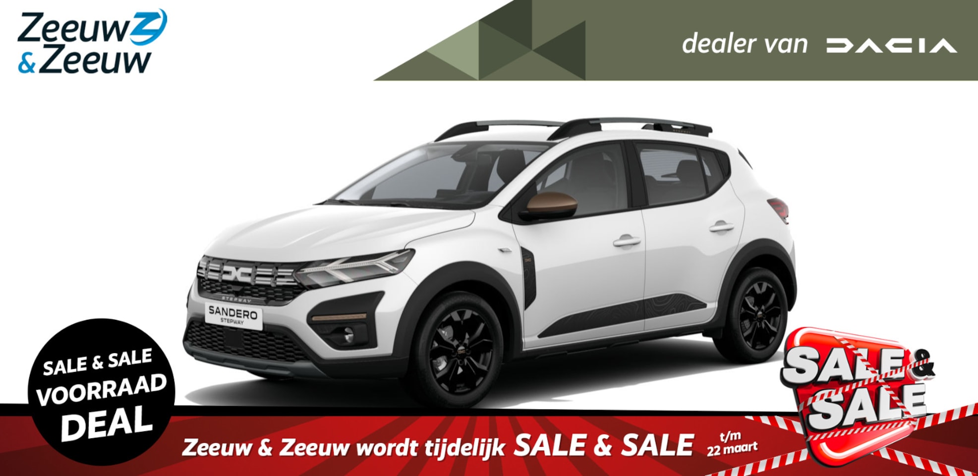 Dacia Sandero Stepway - 1.1 TCe 110 Extreme |Nieuw te bestellen| - AutoWereld.nl