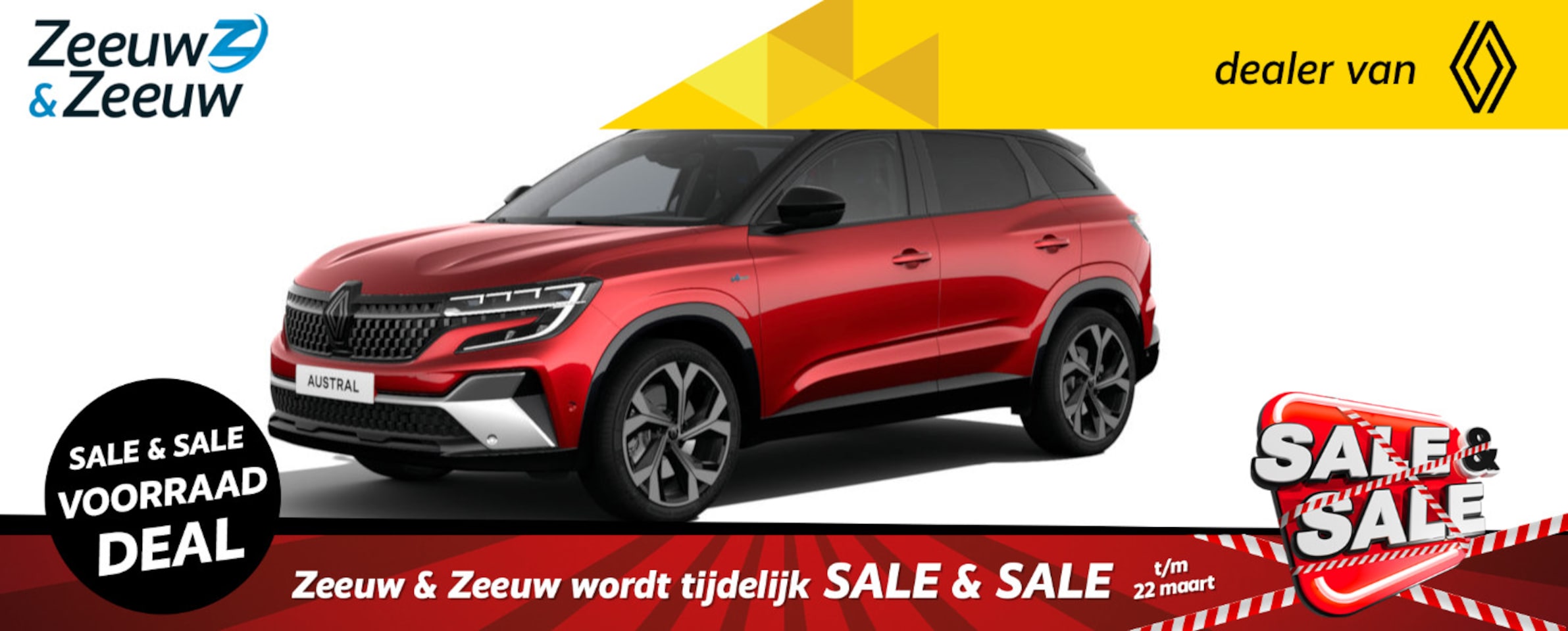 Renault Austral - 1.2 E-Tech Hybrid 200 Techno Esprit Alpine | Nu te bestellen bij Zeeuw & Zeeuw Leiderdorp - AutoWereld.nl