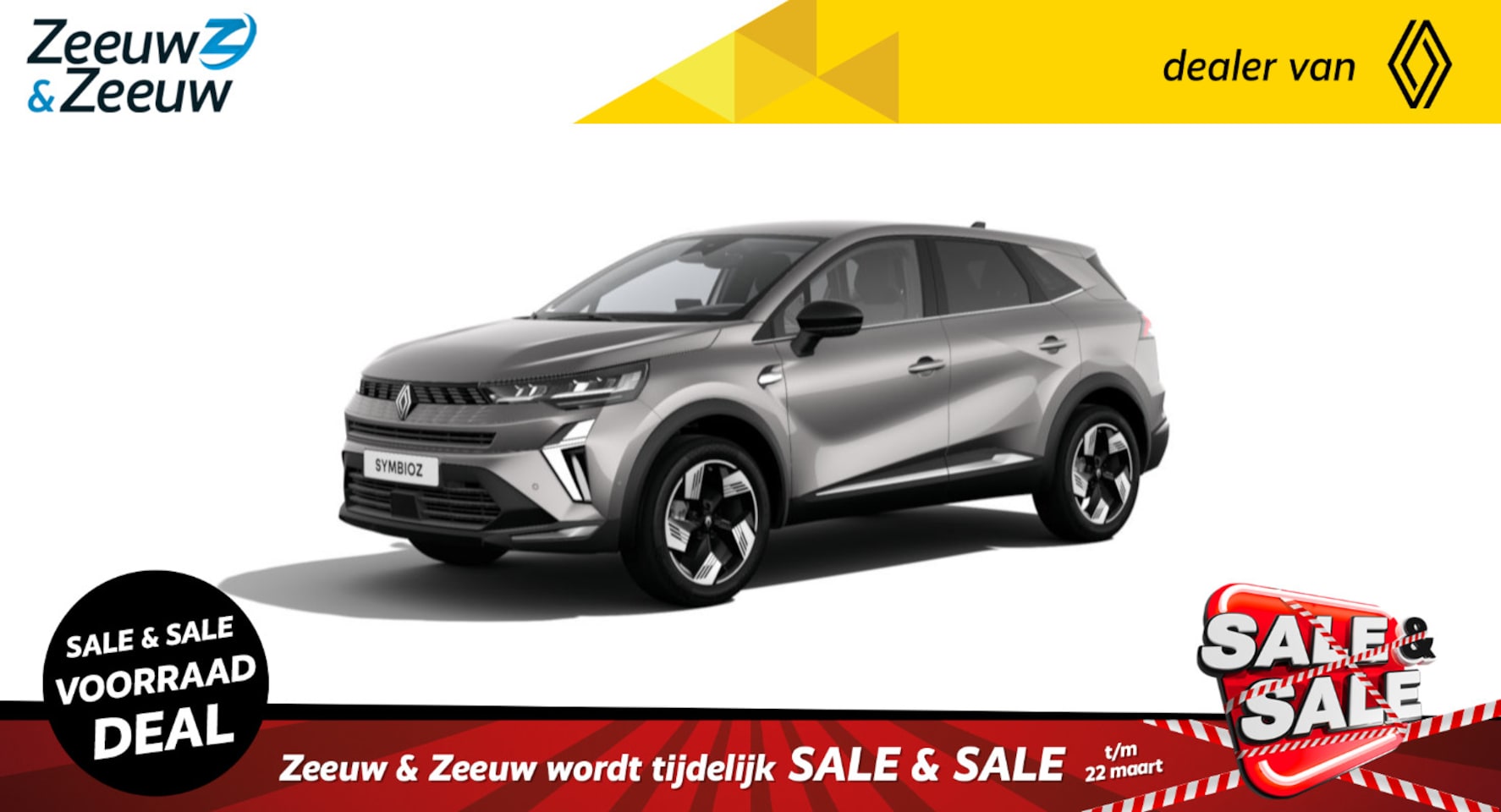 Renault Symbioz - E-Tech hybrid 145 techno | Nu uit voorraad leverbaar en profiteer van €3.000,- extra Zeeuw - AutoWereld.nl