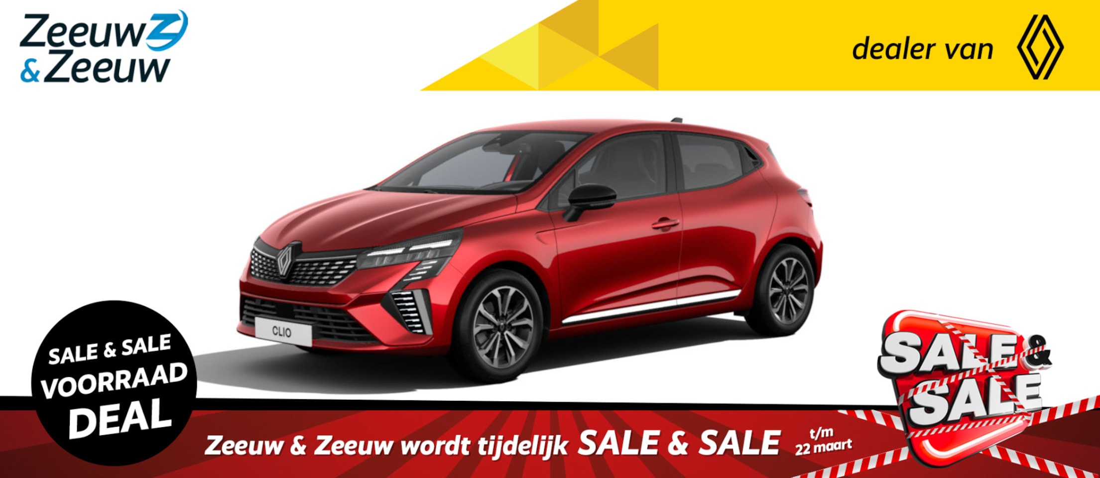 Renault Clio - 1.6 E-Tech Full Hybrid 145 techno | Nieuw te bestellen bij Zeeuw & Zeeuw Leiderdorp - AutoWereld.nl