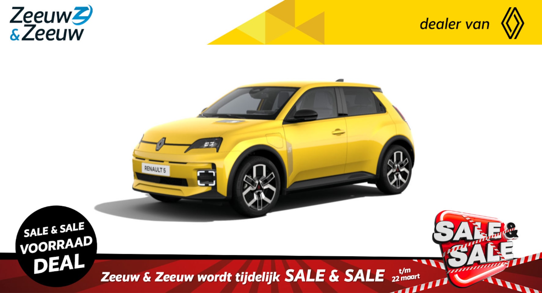 Renault 5 - Techno 52 kWh | De nieuwe Renault 5 | NU te bestellen bij Zeeuw & Zeeuw Renault Naaldwijk - AutoWereld.nl