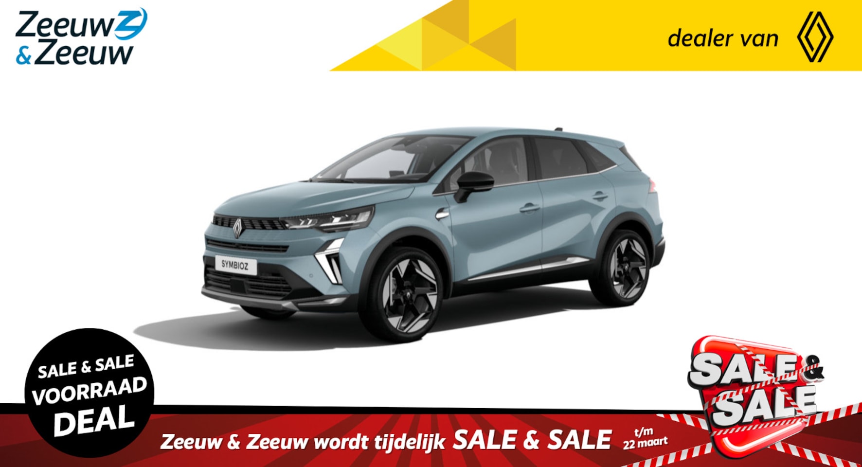 Renault Symbioz - E-Tech hybrid 145 iconic | Nu uit voorraad leverbaar en profiteer van €3.000,- extra Zeeuw - AutoWereld.nl