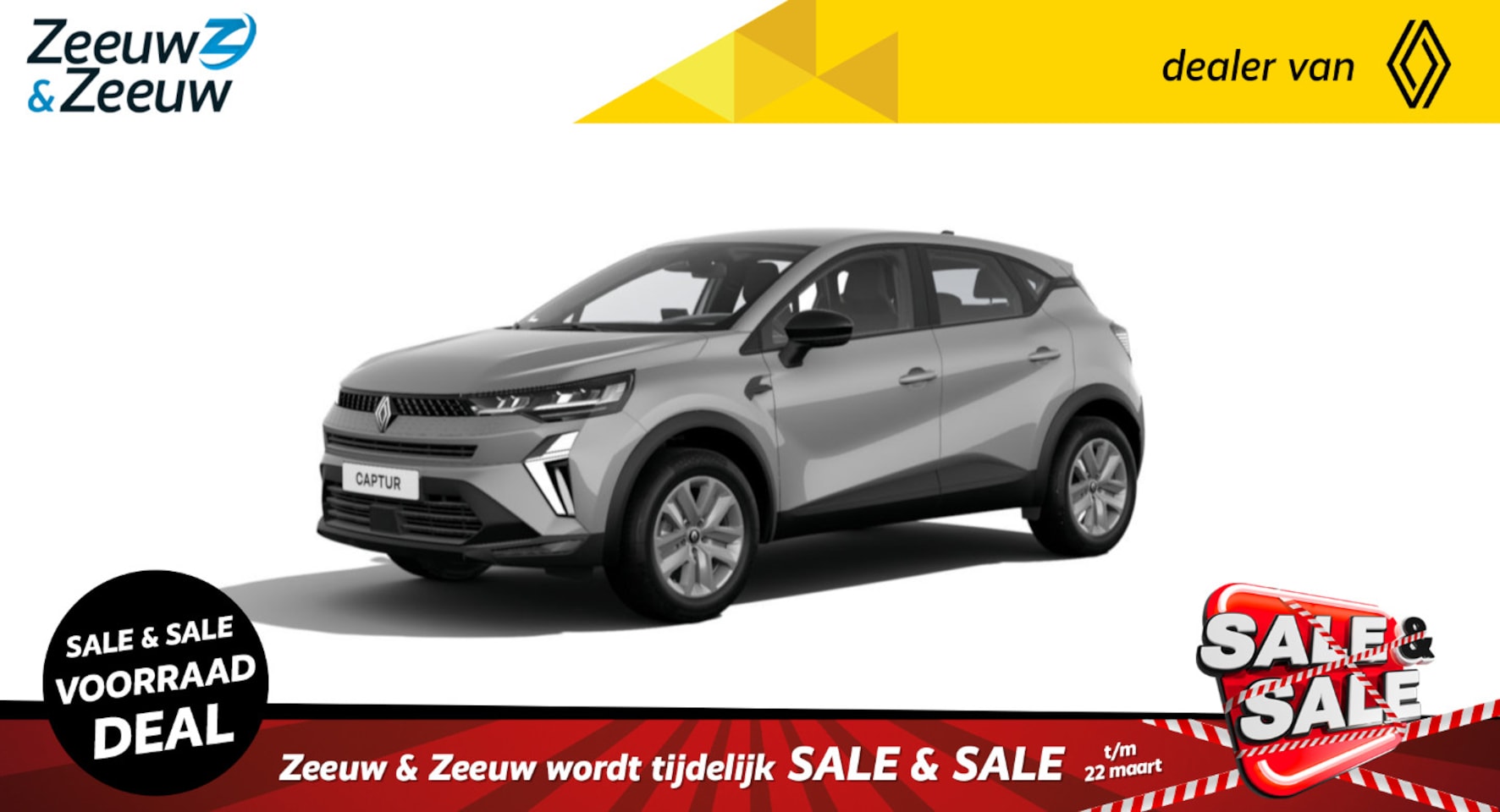 Renault Captur - TCe 90 Evolution De nieuwe Renault Captur || Nu verkrijgbaar bij Zeeuw en Zeeuw Naaldwijk - AutoWereld.nl