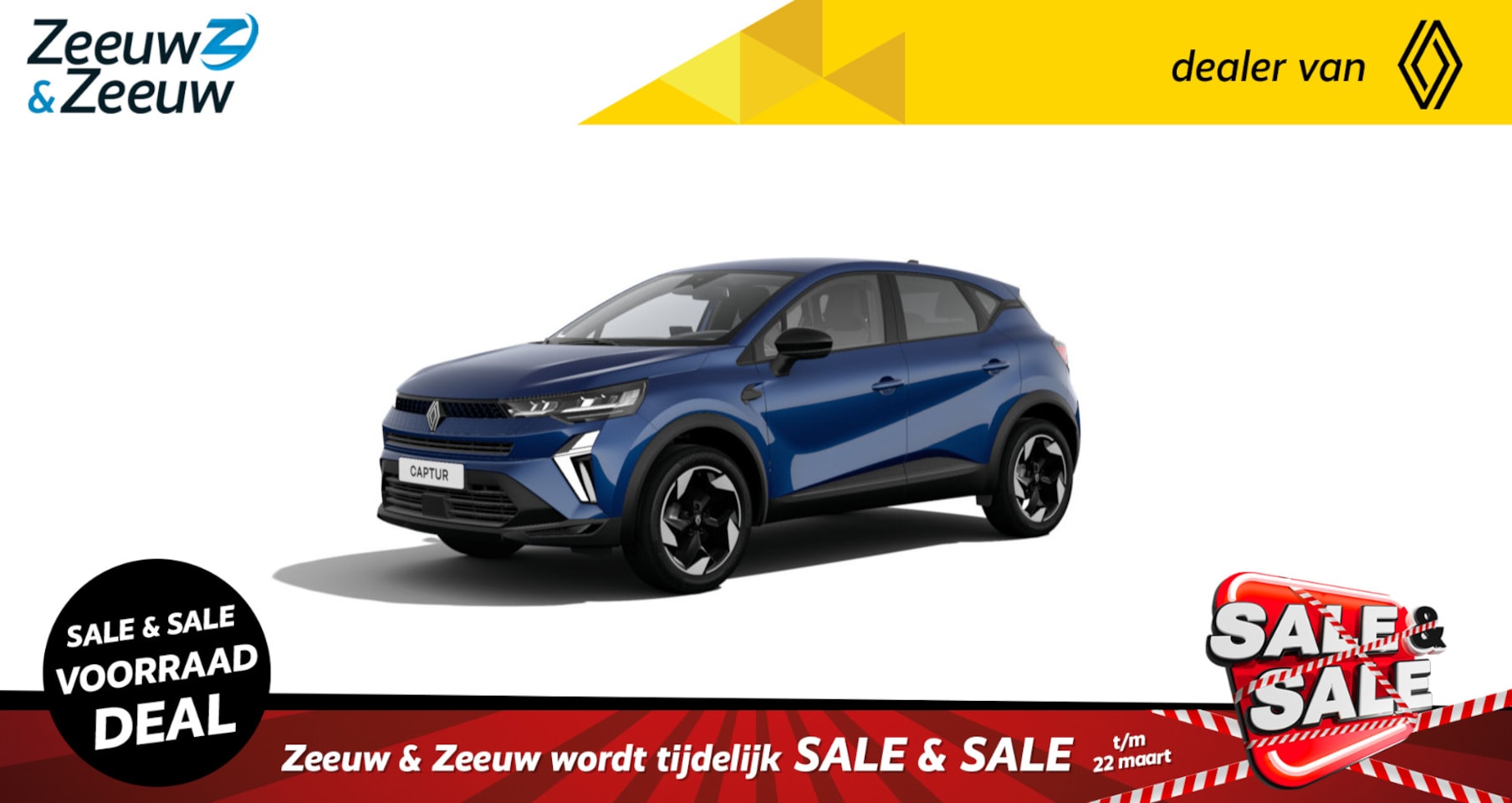 Renault Captur - 1.3 Mild Hybrid 140 techno | Nu te bestellen bij Zeeuw & Zeeuw Leiderdorp - AutoWereld.nl