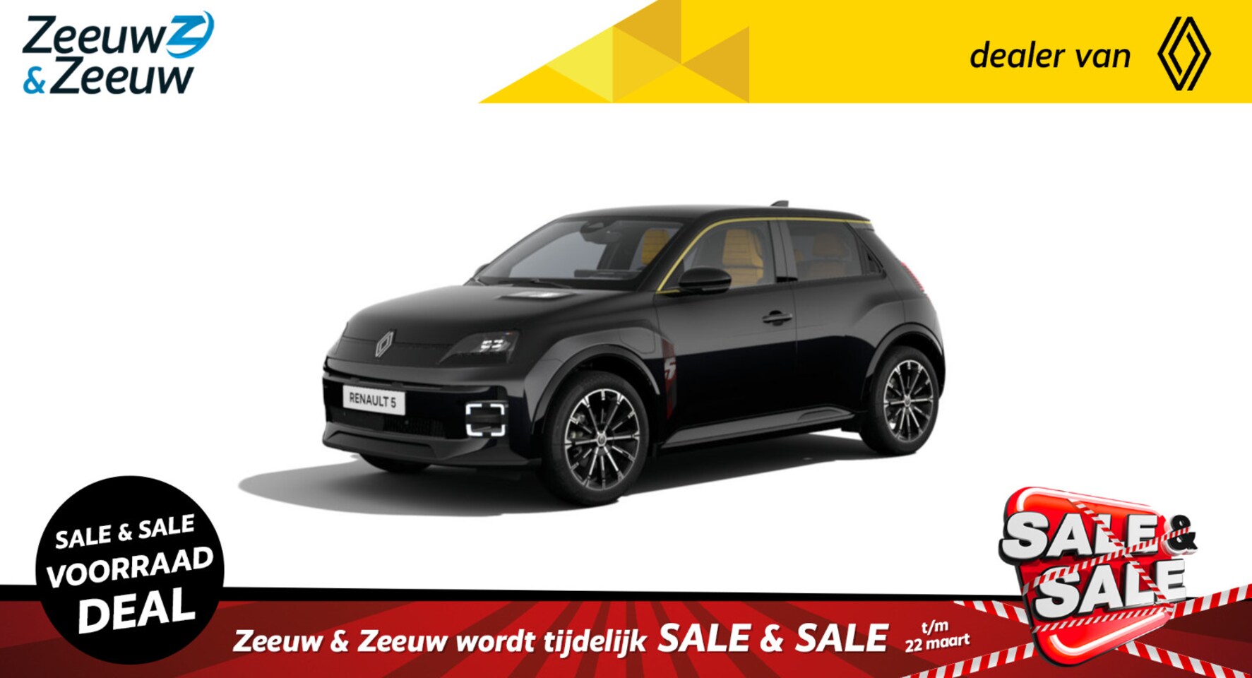 Renault 5 - Iconic cinq 52 kWh | De nieuwe Renault 5 | NU te bestellen bij Zeeuw & Zeeuw Renault Naald - AutoWereld.nl