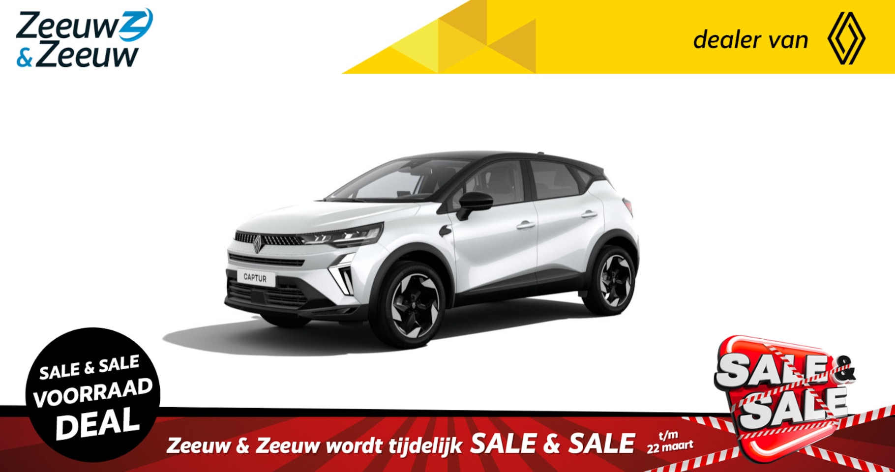 Renault Captur - 1.3 Mild Hybrid 160 techno | Nu te bestellen bij Zeeuw & Zeeuw Leiderdorp - AutoWereld.nl