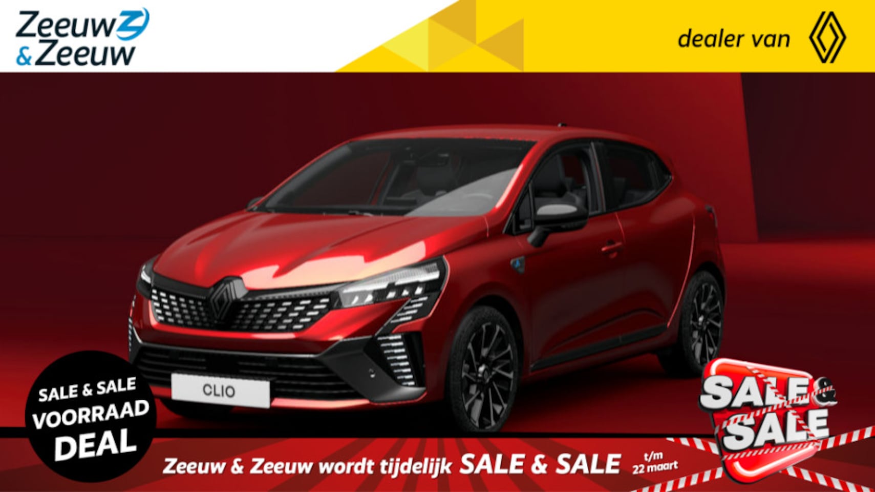 Renault Clio - 1.6 E-Tech Full Hybrid 145 esprit Alpine UIT VOORRAAD LEVERBAAR | NU MET 2000,- VOORRAAD K - AutoWereld.nl