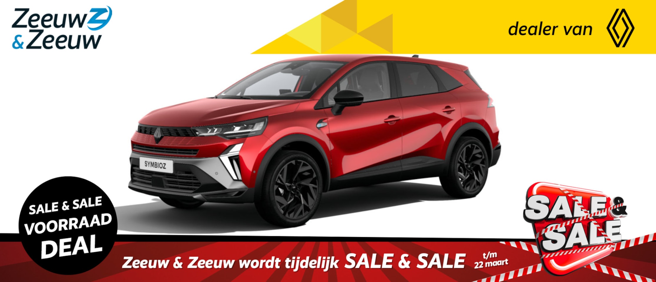 Renault Symbioz - 1.6 E-Tech hybrid 145 esprit Alpine | Uit Voorraad Leverbaar | Automaat | - AutoWereld.nl