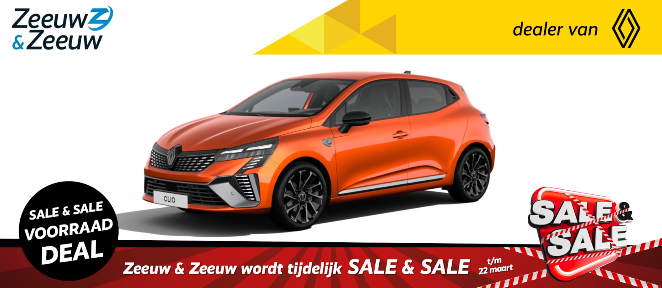 Renault Clio - 1.6 E-Tech Full Hybrid 145 esprit Alpine | Nieuw te bestellen bij Zeeuw & Zeeuw Leiderdorp - AutoWereld.nl