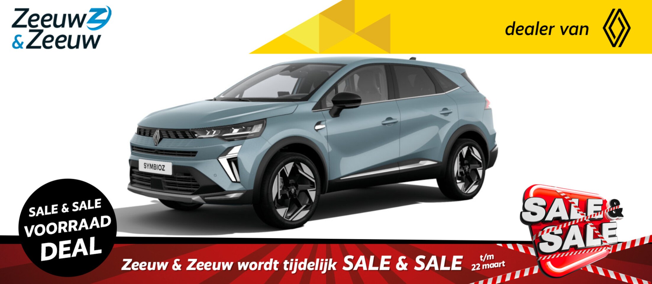 Renault Symbioz - 1.6 E-Tech hybrid 145 iconic | Uit Voorraad Leverbaar | Automaat | - AutoWereld.nl