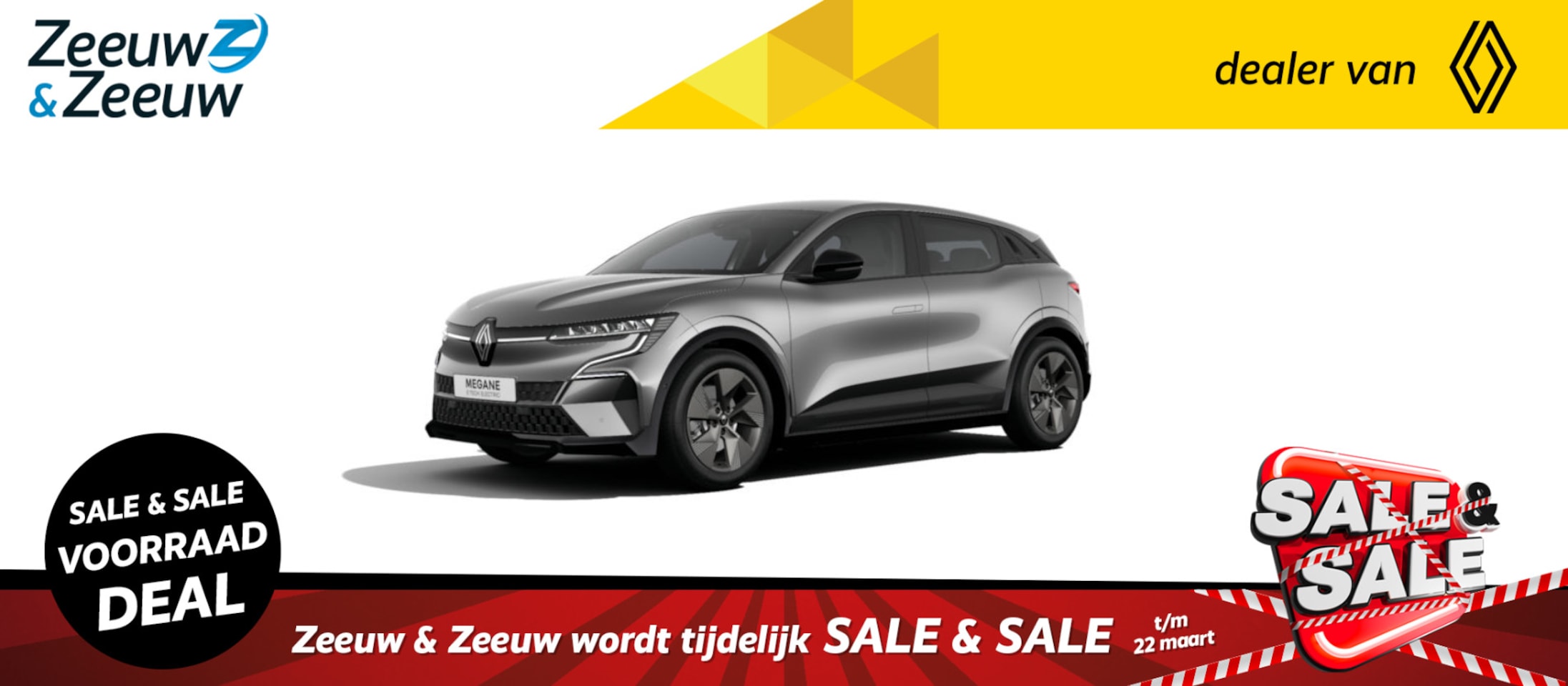 Renault Mégane E-Tech - Comfort Range Evolution 60 kWh | Uit Voorraad Leverbaar | Financiering tegen 1,9% Rente | - AutoWereld.nl