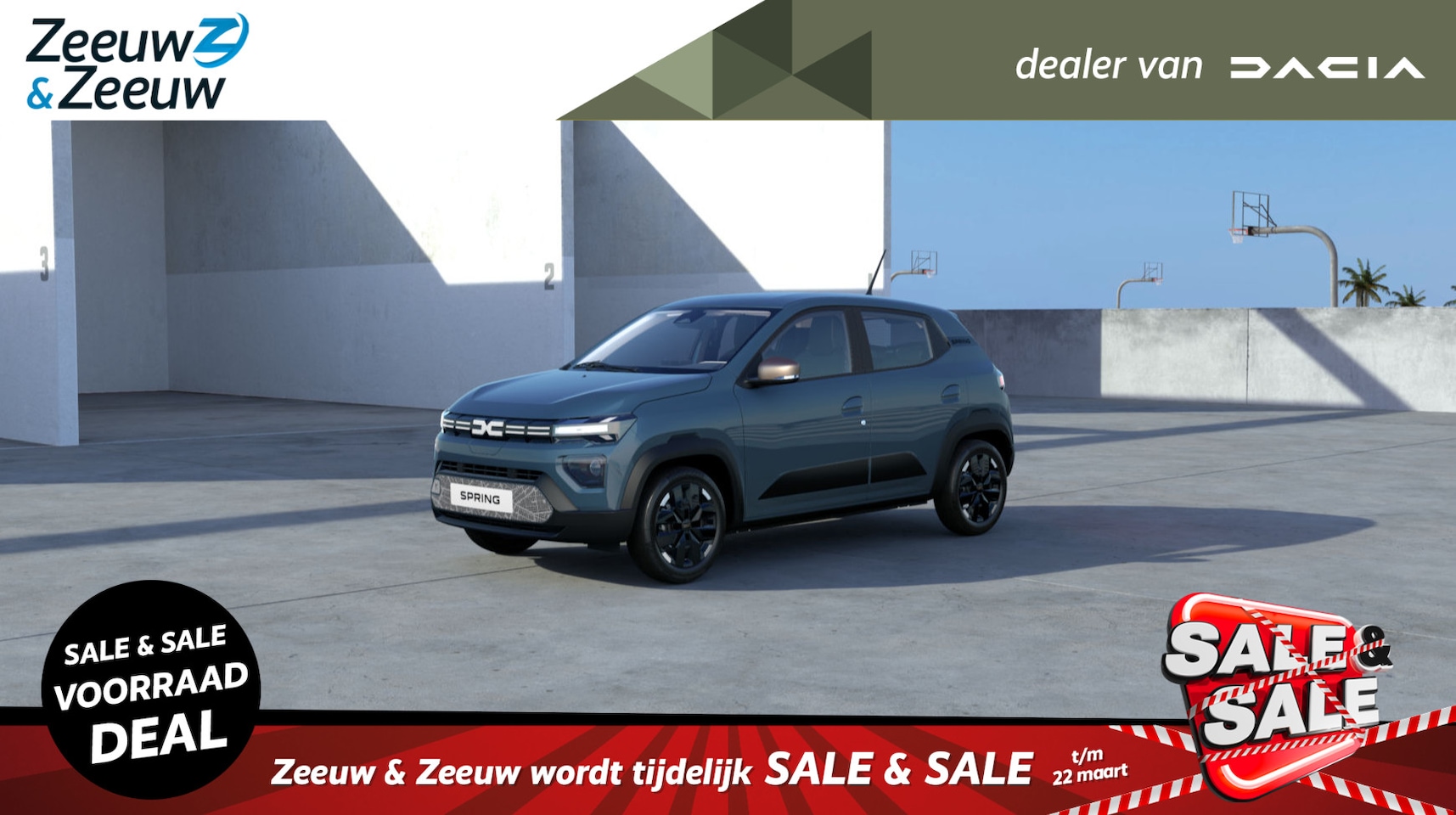 Dacia Spring - Extreme 65 26.8 kWh | DC Lader met een maximaal vermogen van 30kW - AutoWereld.nl