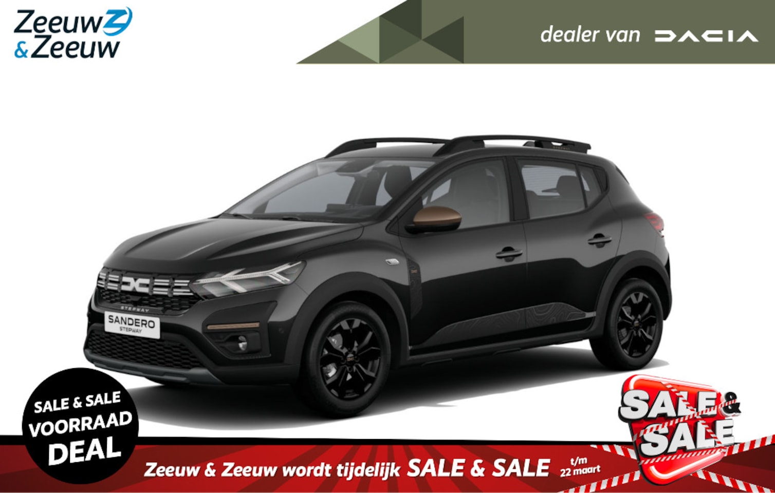 Dacia Sandero Stepway - 1.0 TCe 100 ECO-G Up&Go Extreme+ Dacia Sandero Stepway 1.0 TCe 100 ECO-G  Up&Go Extreme+ | - AutoWereld.nl