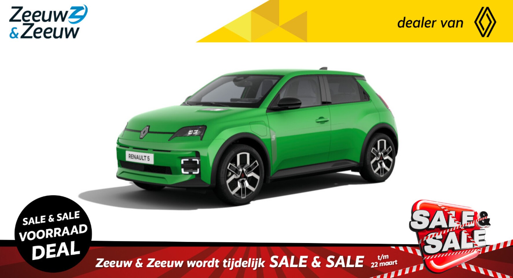 Renault 5 - (ANWB Private lease actie vanaf €429,-) comfort range techno 52 kWh | Auto van het Jaar 20 - AutoWereld.nl