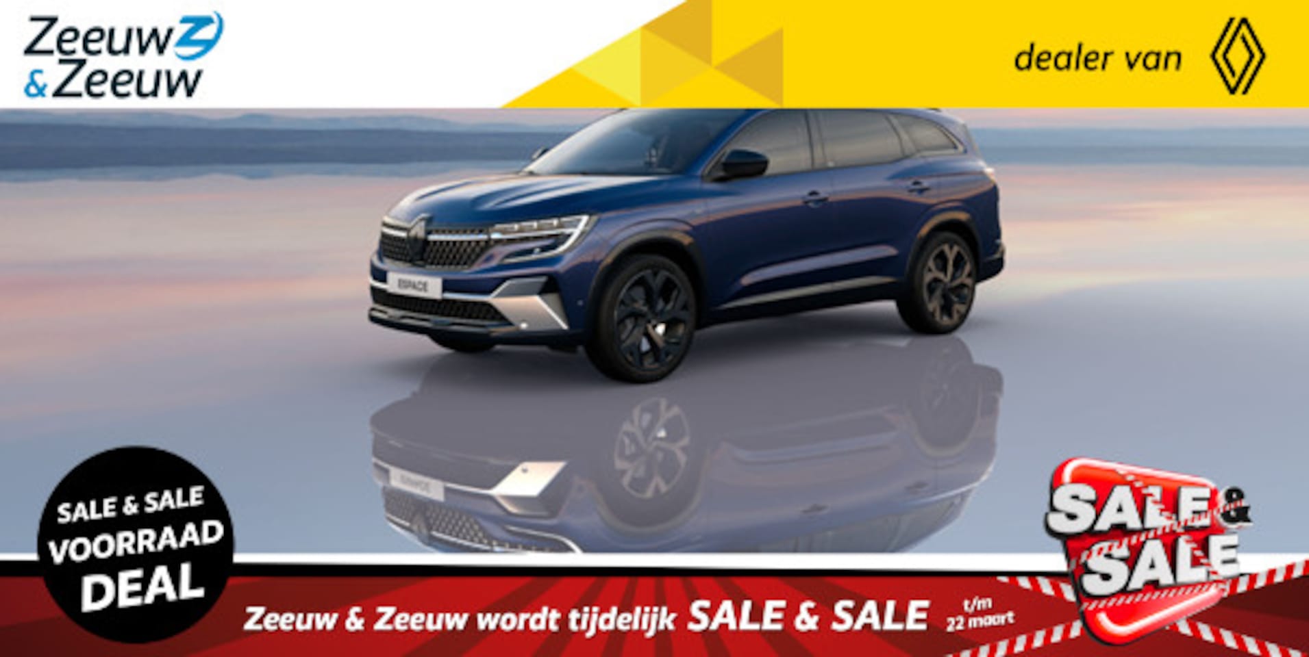 Renault Espace - E-Tech Hybrid 200 esprit Alpine 7p. | Nu in onze showroom met € 3000,- | Nieuw te bestelle - AutoWereld.nl