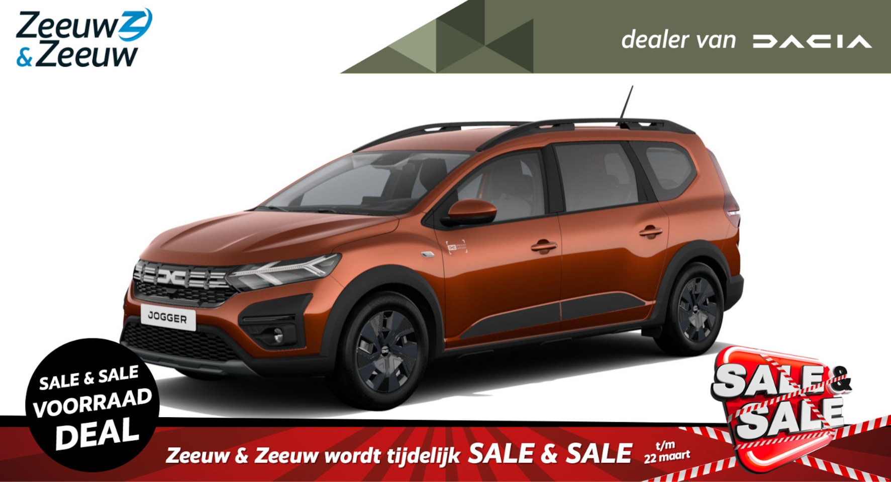 Dacia Jogger - (ANWB Private Lease Actie v.a. € 439,-) Hybrid 140 Expression 5p. | Wij maken graag een Pr - AutoWereld.nl