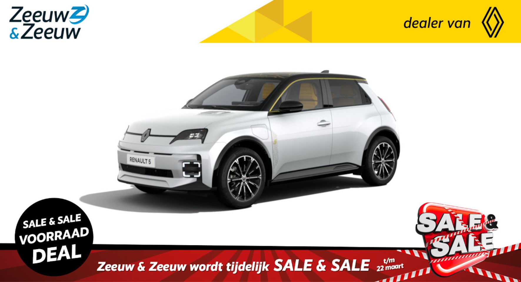 Renault 5 - Comfort Range Iconic cinq | De nieuwe Renault 5 | Auto van het Jaar 2025 | Nu met €1000,- - AutoWereld.nl