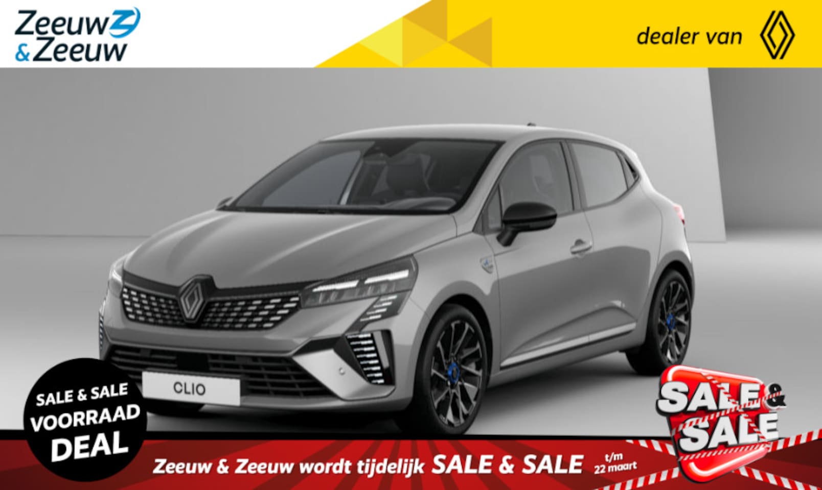 Renault Clio - 1.6 E-Tech Full Hybrid 145 esprit Alpine UIT VOORRAAD LEVERBAAR | NU MET 2000,- VOORRAAD K - AutoWereld.nl