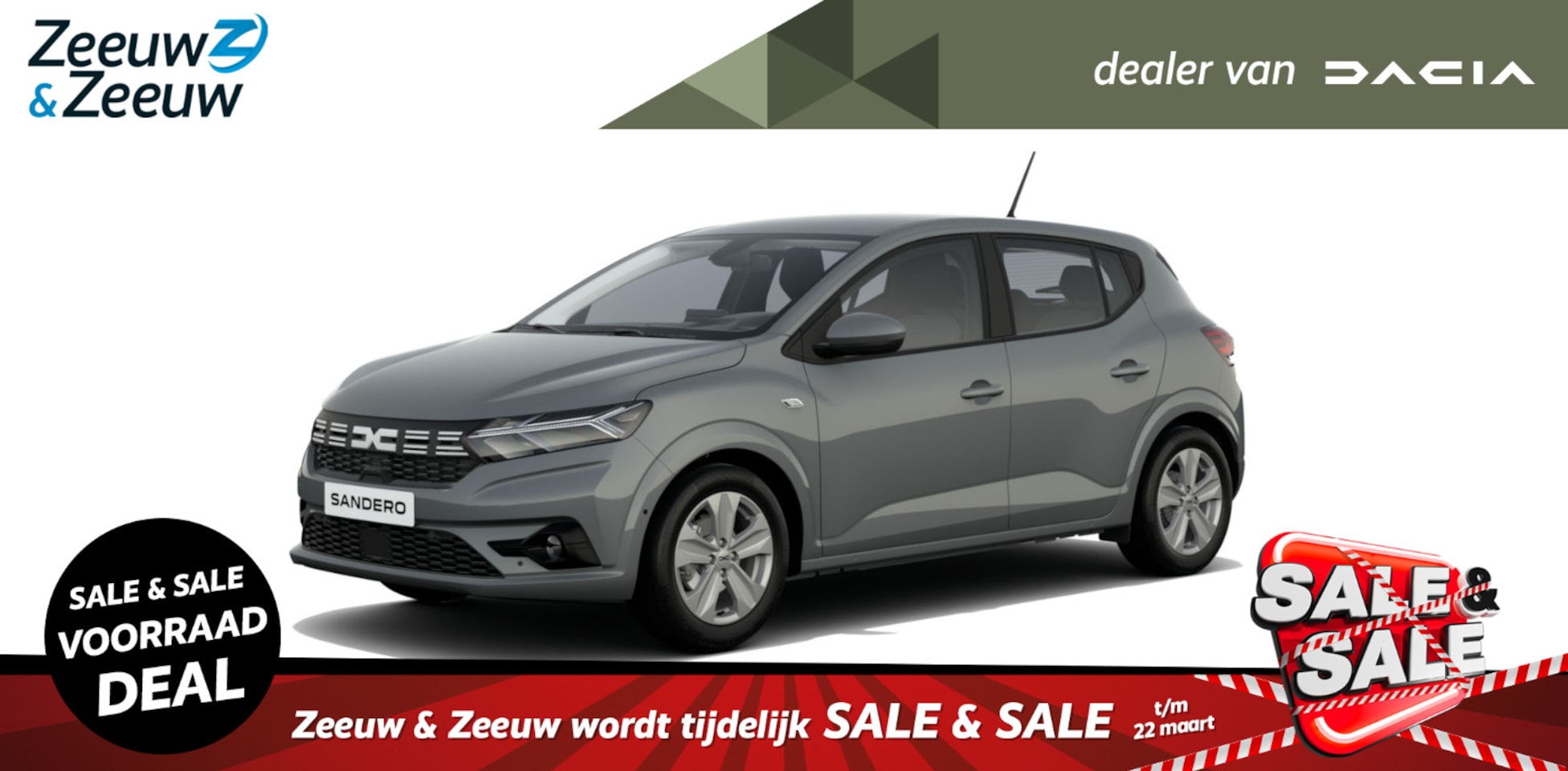 Dacia Sandero - TCe 90 Expression | CVT Automaat | Nieuw te bestellen | - AutoWereld.nl