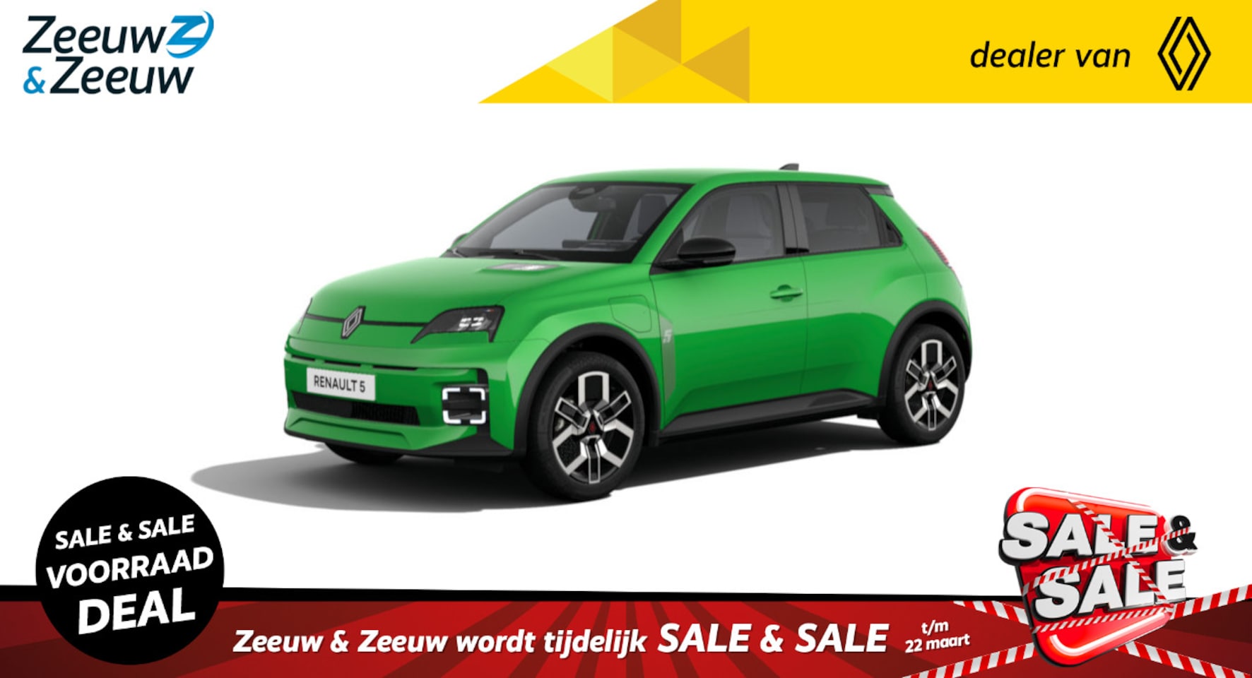 Renault 5 - (ANWB Private Lease Actie v.a. € 429,-) Renault 5 Comfort Range Techno | Auto van het Jaar - AutoWereld.nl