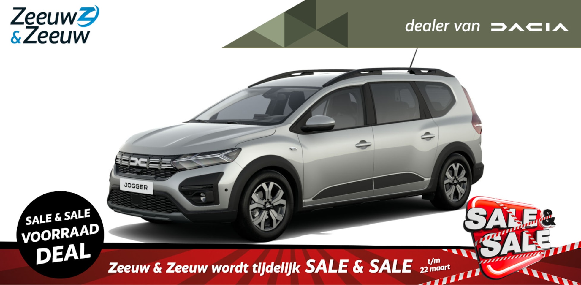 Dacia Jogger - TCe 110 Expression 7p. | UIT VOORRAAD LEVERBAAR MET €250,- KORTING - AutoWereld.nl