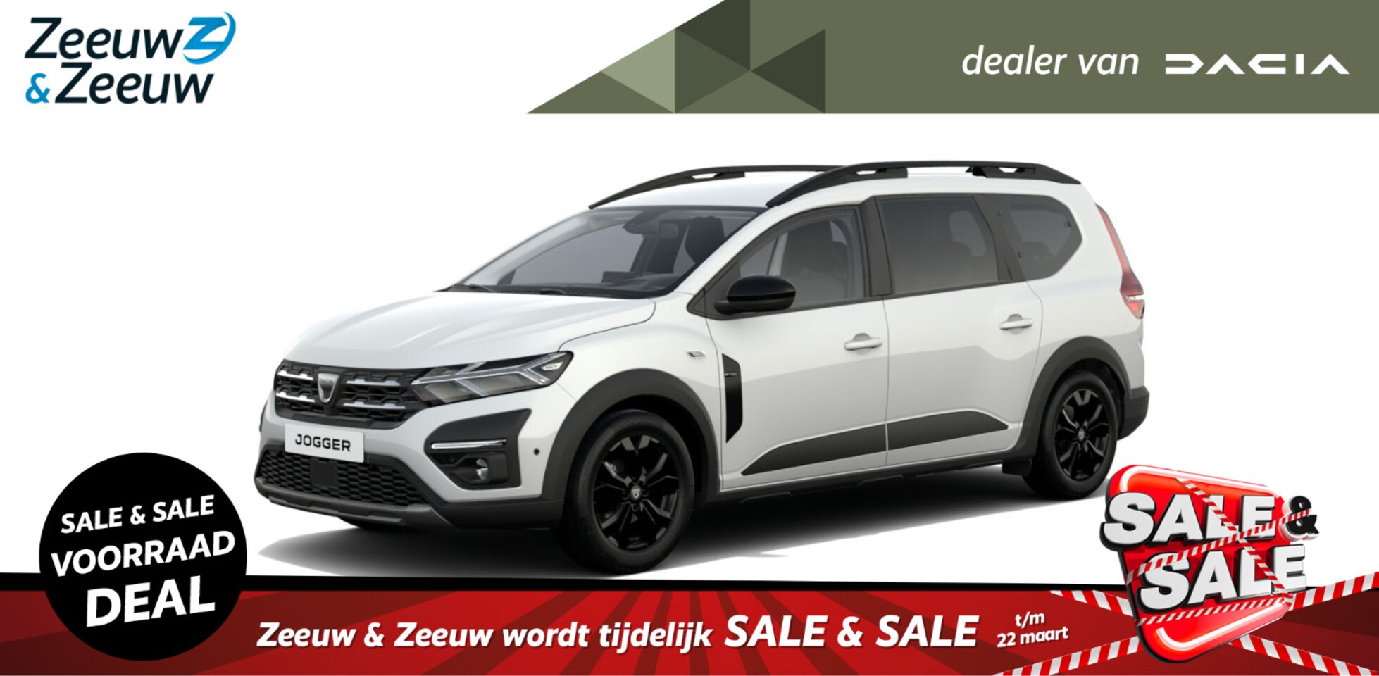 Dacia Jogger - TCe 110 Extreme 7-zits | UIT VOORRAAD LEVERBAAR MET €250,- KORTING - AutoWereld.nl