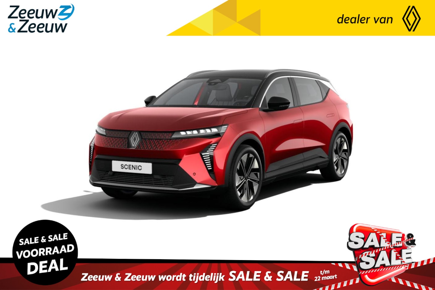 Renault Scenic E-Tech - EV87 long range techno | Nu uit voorraad leverbaar en profiteer van € 2.000,- extra Zeeuw - AutoWereld.nl