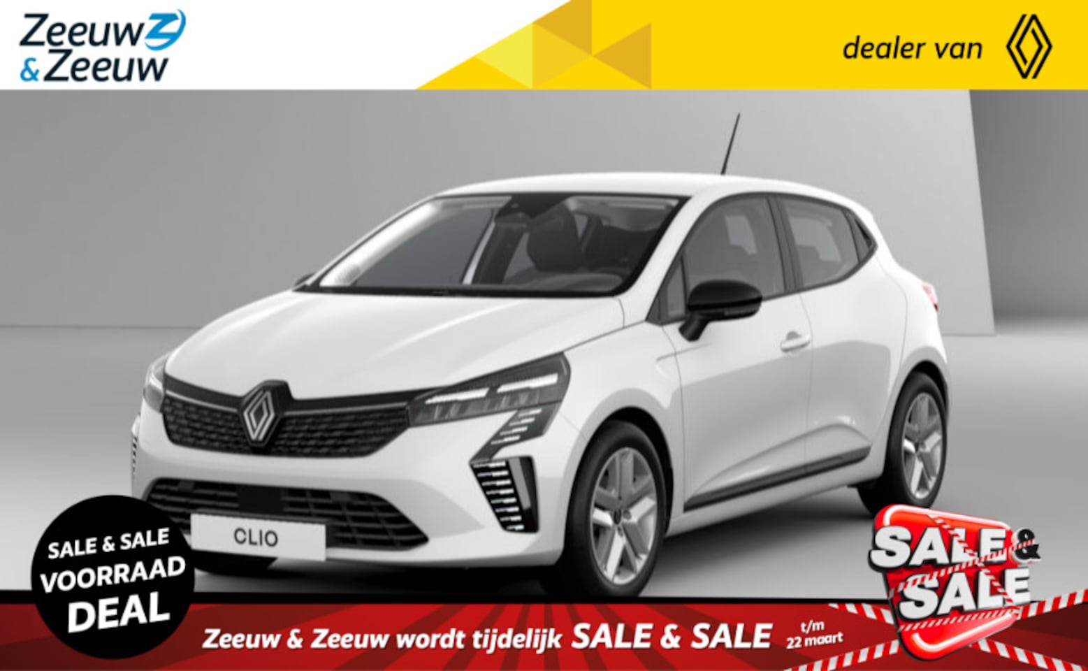 Renault Clio - 1.6 E-Tech Full Hybrid 145 evolution UIT VOORRAAD LEVERBAAR | NU MET 2000,- VOORRAAD KORTI - AutoWereld.nl