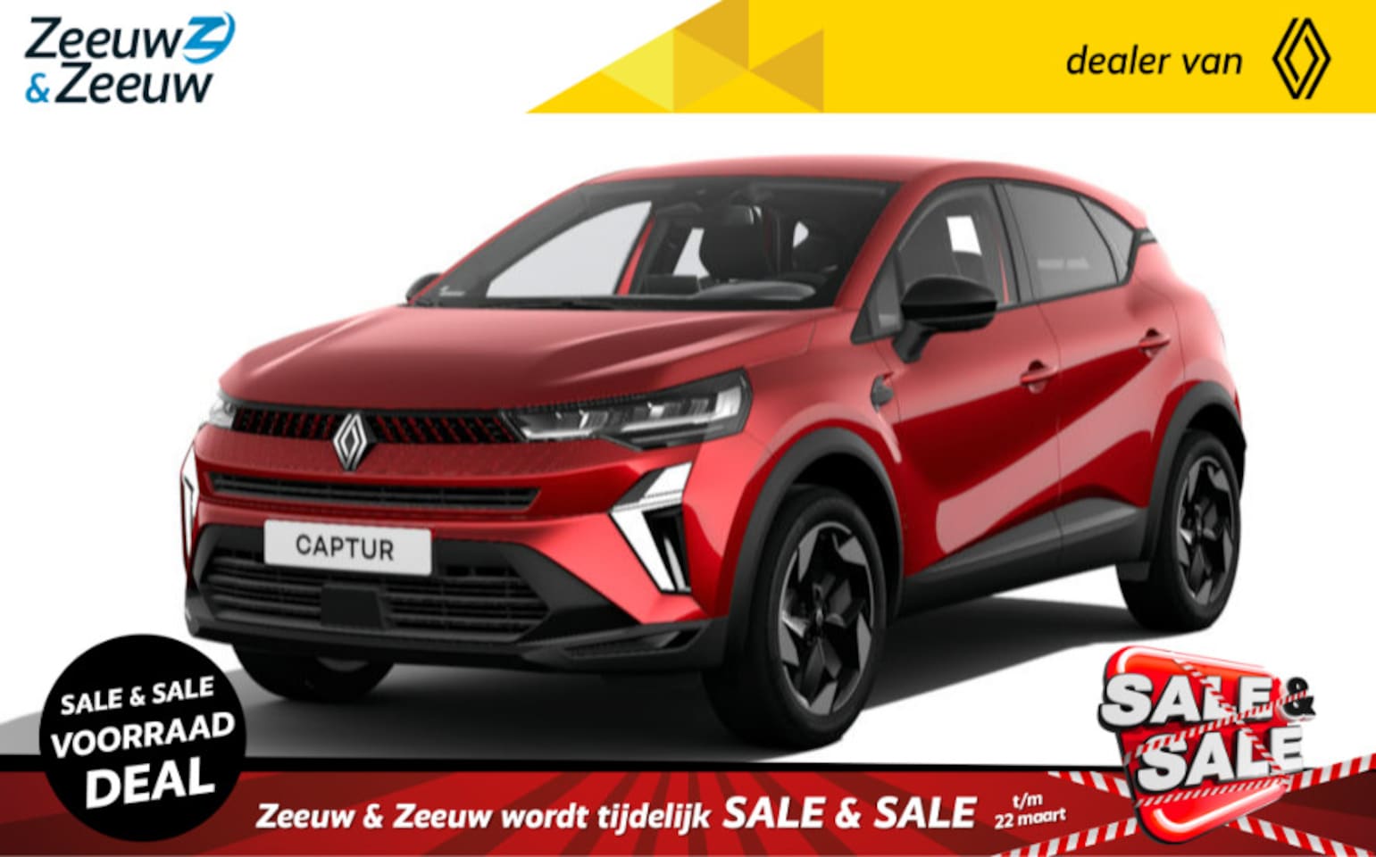 Renault Captur - 1.6 E-Tech Hybrid 145 techno | UIT VOORRAAD LEVERBAAR OP = OP NU MET €3.000,- SALE & SALE - AutoWereld.nl