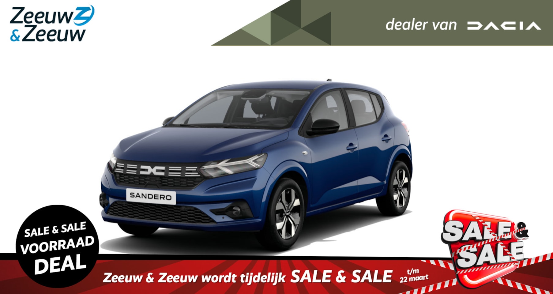 Dacia Sandero - 1.0 TCe 90 Journey | Automaat | Nieuw te bestellen bij Zeeuw & Zeeuw Leiderdorp - AutoWereld.nl